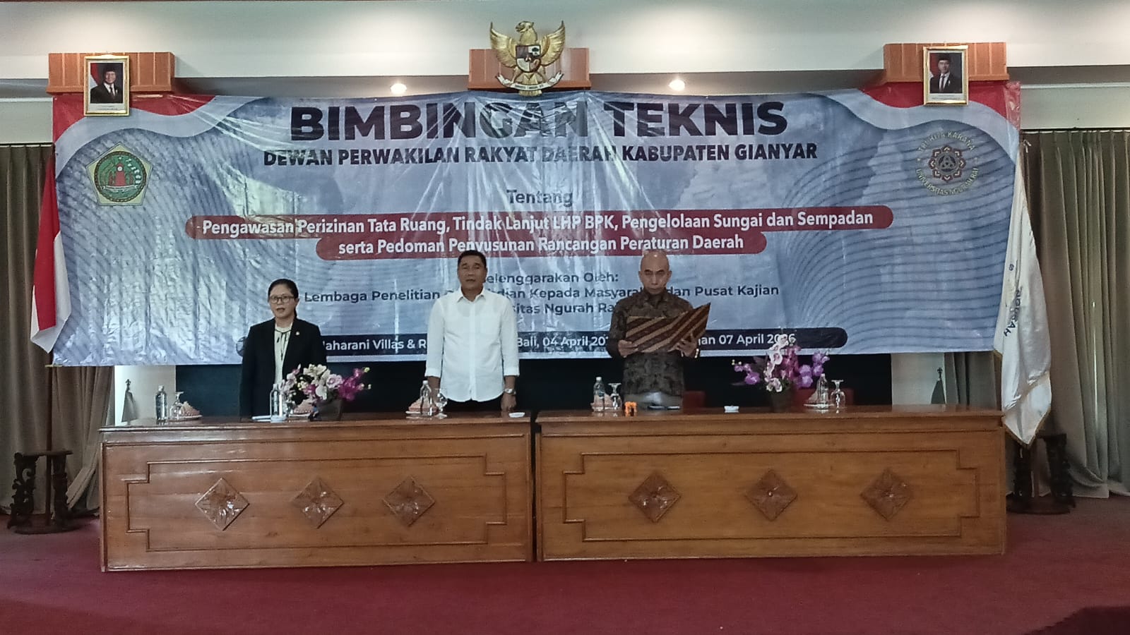 BIMTEK DPRD Gianyar 4 sampai 7 april 2026